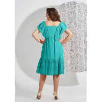 Платье Mira Fashion 5434-5 бирюзовый