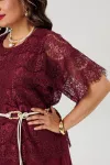 Платье Mira Fashion 5718 бордовый Платье Mira Fashion 5718 бордовый