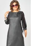 Платье Eva Grant 7310D графит Платье Eva Grant 7310D графит