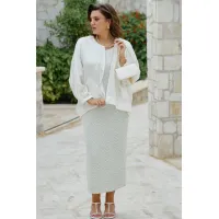 Платье Vittoria Queen 28693пл молочно-салатовый