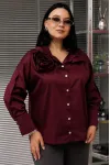 Блузка Anastasia 1204-2 бордовый