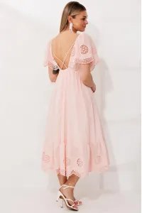 Платье Мода-Юрс 26-2980 пудра