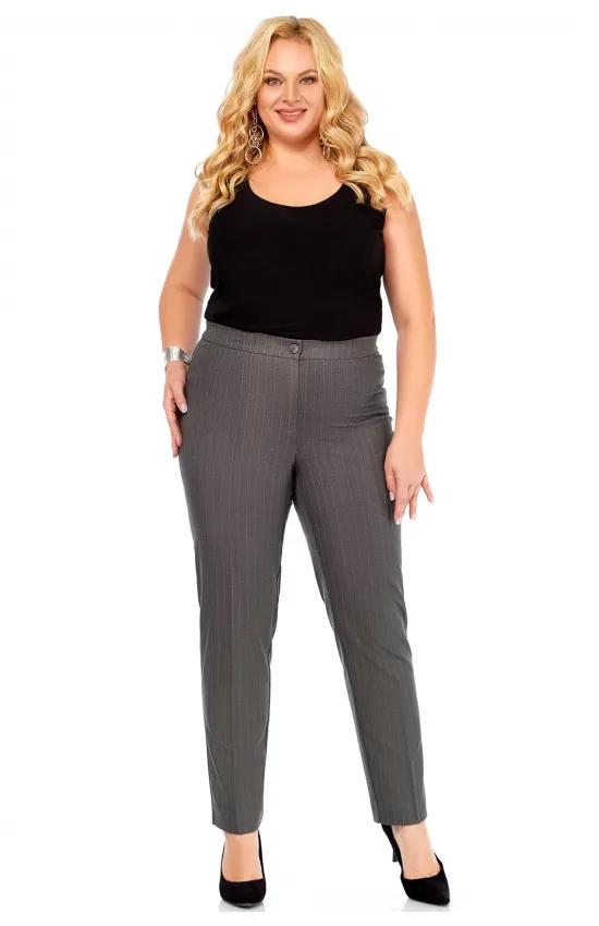Брюки Ольга Стиль С964 серый