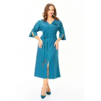 Платье T&n 7711 бирюза темная
