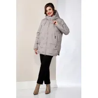 Куртка Shetti 2140 бежево-серый