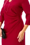 Платье T&n 7704 бордо блеск
