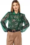 Блузка Talia Fashion 439 зеленый