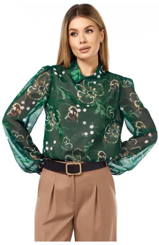 Блузка Talia Fashion 439 зеленый