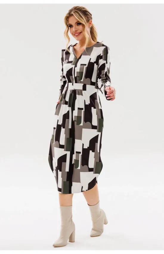 Платье Faufilure С1689 зеленый