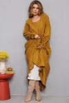 Платье Амулет 9907 горчица 164 Платье Амулет 9907 горчица 164