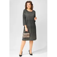 Платье Fita 5101 Радмила черно-бежевый