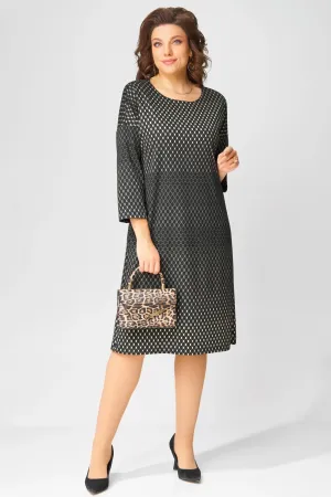 Платье Fita 5101 Радмила черно-бежевый