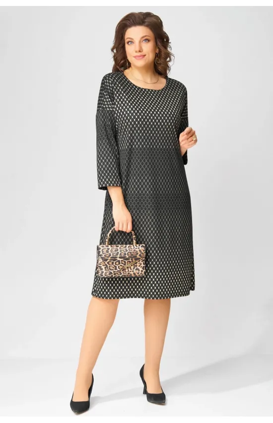 Платье Fita 5101 Радмила черно-бежевый
