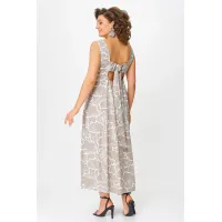 Платье Anastasia Mak 1268 капучино+молочный