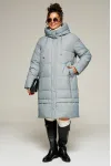 Пальто Beautiful & Free 8022 серо-голубой