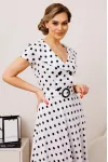 Платье Мода-Юрс 2690 белый_горох