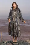 Платье Andina 832 леопард индиго