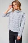 Кофта Laikony L-001-1 клетка графит Кофта Laikony L-001-1 клетка графит