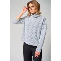 Кофта Laikony L-001-1 клетка графит Кофта Laikony L-001-1 клетка графит
