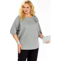 Блузка Элль-Стиль 2436а серый
