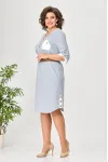 Платье Moda-Versal 2393 молочно-голубой new