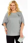 Блузка Элль-Стиль 2436а серый