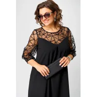 Платье Eva Grant 7279С черный