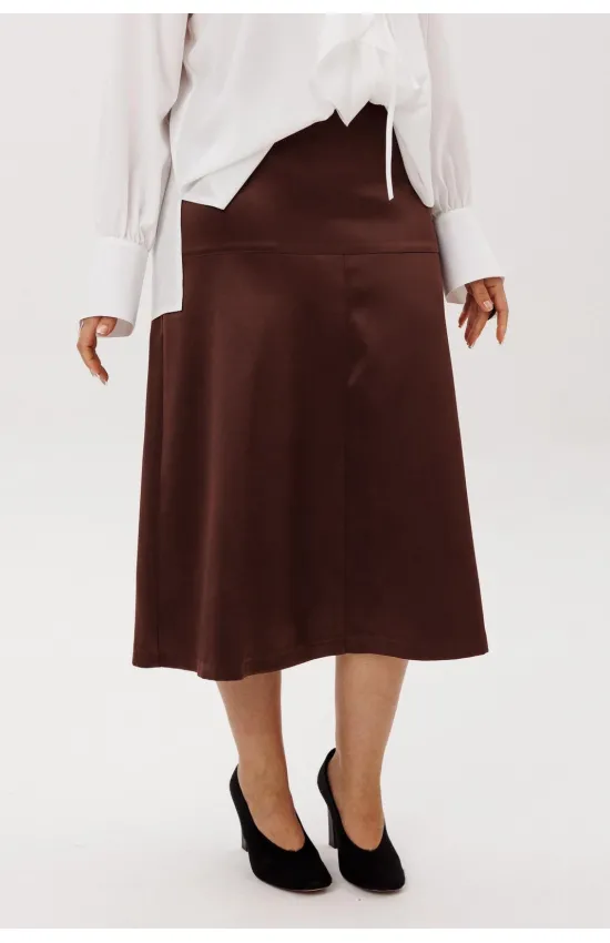 Юбка Anelli 1510 Жженная карамель