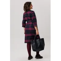 Платье Anelli 1728 Винная геометрия