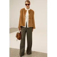 Пальто Lokka 1724 бежевый