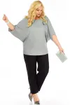 Блузка Элль-Стиль 2436а серый