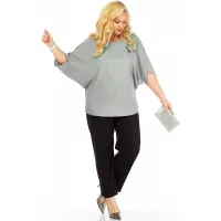 Блузка Элль-Стиль 2436а серый
