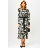 Платье Laikony L-943 черно-белый Платье Laikony L-943 черно-белый