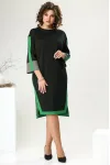 Платье Romanovich 1-2465 черный с зеленым Платье Romanovich 1-2465 черный с зеленым
