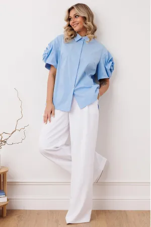 Блузка Мода-Юрс 2916bl голубой