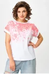Блузка Rumoda 2258 бело-розовый