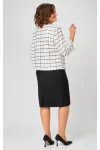 Пиджак Белэльстиль 861-259 бело-черный
