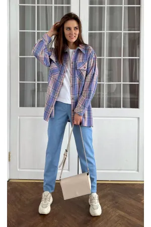 Брюки I3I Fashion 700/2 голубой
