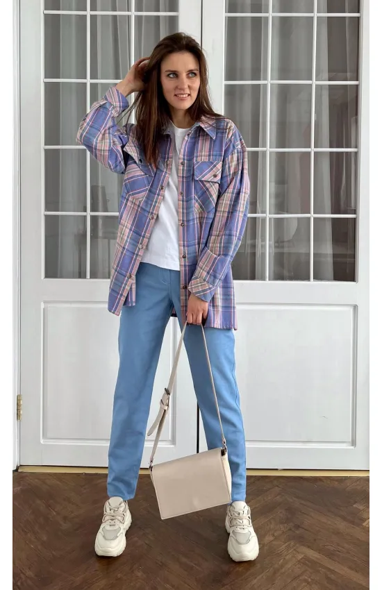 Брюки I3I Fashion 700/2 голубой