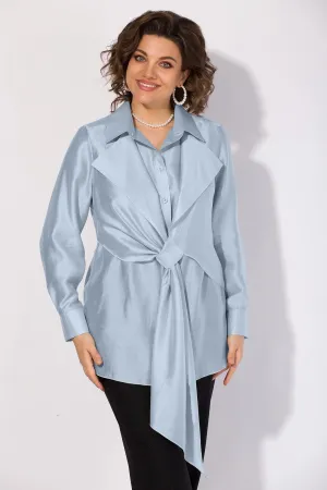Блузка Лилиана 1520 голубой Блузка Лилиана 1520 голубой