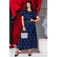 Платье Vittoria Queen 28483 темно-синий Платье Vittoria Queen 28483 темно-синий