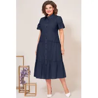 Платье Mira Fashion 5275-8 темно-синий