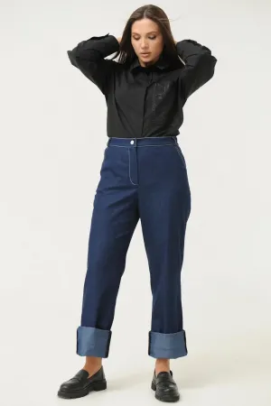 Брюки Ma Cherie 2016 темно-синий