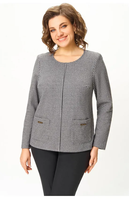 Блузка Дали 4440 серая