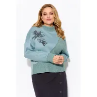 Кофта Viola Style 1175 бирюзовый