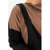 Платье Algranda 4092 Черный,Светло-коричневый