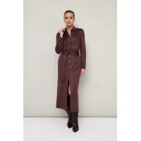 Платье Pur Pur 11-433 Темно-коричневый