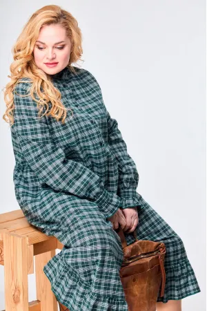 Платье Anelli 977 зелёный новый