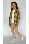 Блузка I3I Fashion 202/3 зеленая клетка