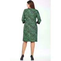 Платье Lady Style Classic 1758/7 черный с зеленым